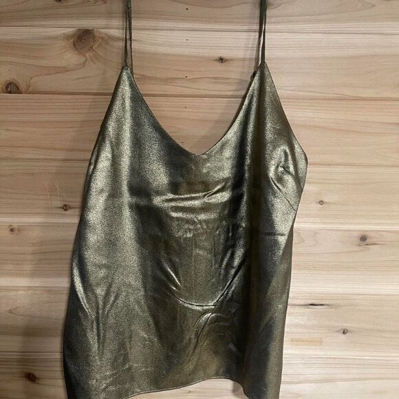 Gold Metallic Steve Madden Cami - Picture 3 of 3